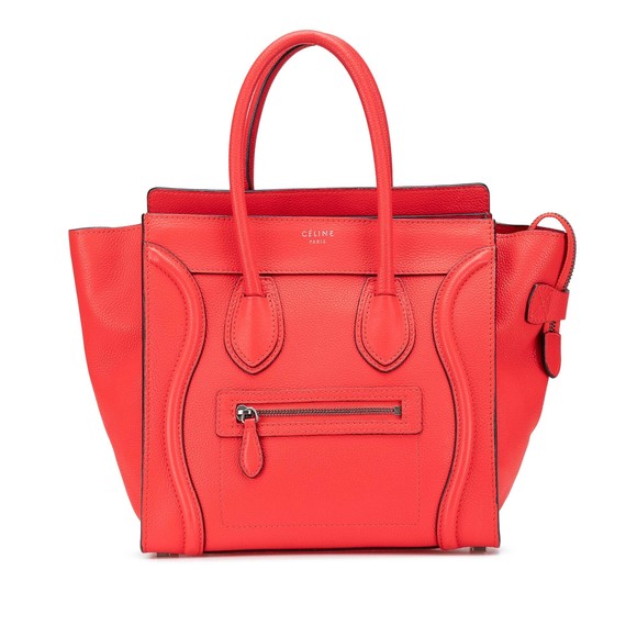 Pre-Loved Celine Micro Calfskin Luggage Tote - Picture 1 of 12
